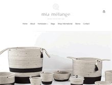 Tablet Screenshot of miamelange.com